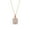 Rose Gold, variant on Buttercup Necklace 18K Yellow Gold over 925 Sterling Silver | Everyday Jewelry for Women, Birthday Gift for Her