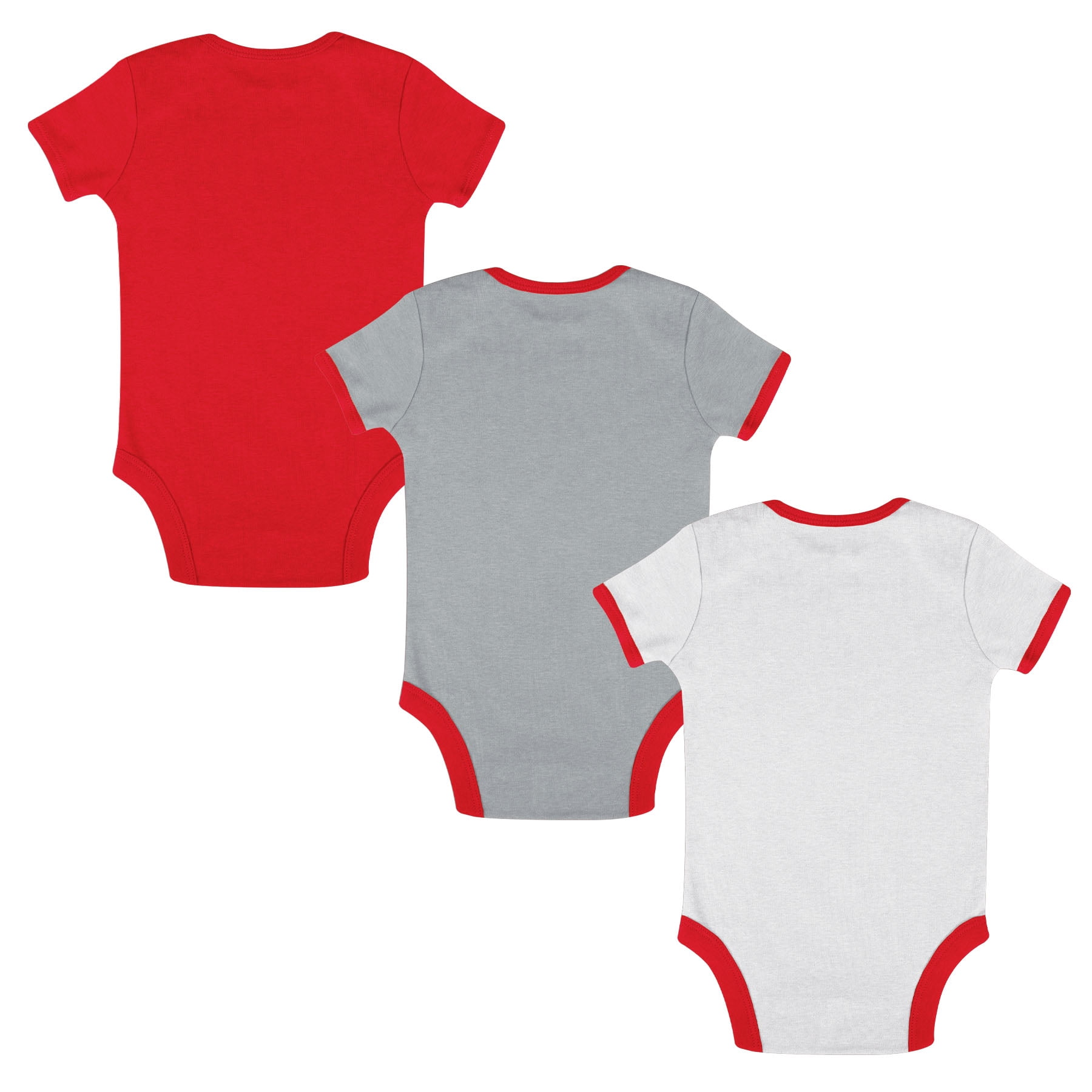 NCAA Ohio State Buckeyes Infant & Toddler Onesies, 3-Pack