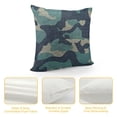 thumbnail image 4 of Qinduosi Throw Pillow Cover Seamless Pattern Decorative Square Pillow Case for Home Bedroom Living Room Cushion Cover Inch, 4 of 5