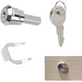 thumbnail image 1 of shiyou-1 Pack Serrure d'Armoire avec Clés, Serrure à Clé, Ensemble de Serrure Robuste pour Armoires, Serrures de Rangement RV, Serrures à Compartiment RV pour Boîte à Outils de Camion Boîte aux Lettres Tiroir Armoire, Serrures à Came Clés, 1 of 4