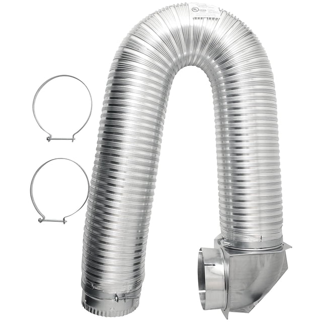Kit de Conducto para Ventilación de Secadora Builder's Best 4" x 2,5 m Metal
