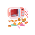 thumbnail image 1 of Juego De Cocina Juguete De Microondas Para Niñas, 31 Piezas Rosa, 1 of 3