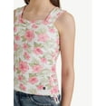 thumbnail image 3 of Justice Girls Cinched Floral Tank, Sizes XS - XLP, 3 of 6
