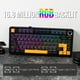 thumbnail image 5 of Teclado mecánico EPOMAKER x Aula F75 Gasket 75% RGB Negro, 5 of 8
