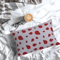 thumbnail image 5 of Rateoe Ladybug Pattern Decorative Pillow Case,Throw Pillow Covers,Plush Pillow Cover,Soft Pillow Case,Velvet Pillow Case-16"x24", 5 of 6