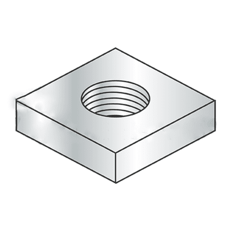 

M6-1.0 Thin Square Nuts / 18-8 Stainless Steel / DIN 562 (Quantity: 3000)