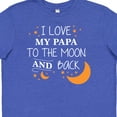 thumbnail image 4 of Inktastic I Love My Papa to the Moon and Back Youth T-Shirt, 4 of 5
