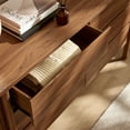 thumbnail image 5 of Cadence 6-Drawer Curved Dresser in Walnut, 5 of 9