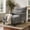 Gray, variant on Eyisean 32" Chenille Indoor Upholstered Chaise Lounge Chair, Comfy Leisure Sofa with Deep Seat & Pillow, Modern Sleeper Recliner Chair with Armrest, Durable Wood Frame Sofa for Living Room, Bedroom