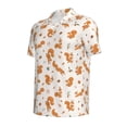 thumbnail image 4 of Wukai Cute Squirrel Fall Men’s Polo Shirts,Quick-Dry Athletic Shirt,Classic Fit Shirts-3X-Large, 4 of 8