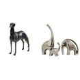 thumbnail image 1 of Figura De Perro, Elefante, Cerámica, Animal, Estatua, Escultura, Adorno Coleccionable, Decoración Del Hogar, Mesa, Centro De Mesa, Escritorio, Sala De Estar, Hotel, Estantería Navideña,, 1 of 8