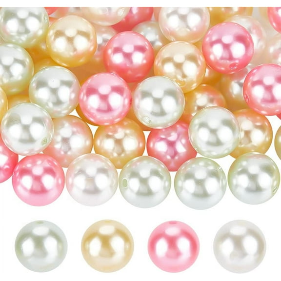 60pcs Bubblegum Beads 20mm Chunk Pen Beads Acrylic Pearl Beads Large Focal Loose Beads