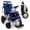 Blue, variant on 330 lbs Weight Capacity, Long Battery Range, Electric Wheelchairs for Adults, US Based Premium Customer Support, Remote Controlled Lightweight Wheel Chair for Seniors, IQ-8000 by Majestic