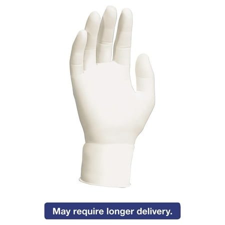 Kimtech* G5 Nitrile Gloves, Powder-Free, Small, White, 100/Pack