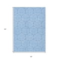 thumbnail image 3 of 5' X 8' Sky Blue And Black Geometric Washable Indoor Outdoor Area Rug, 3 of 5