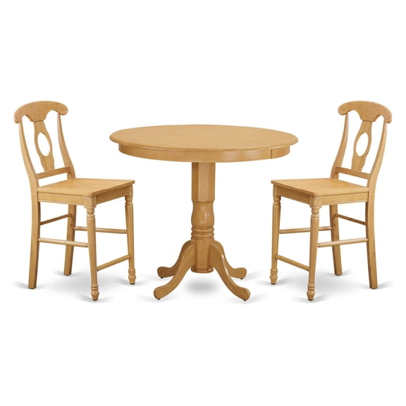 3 PC Dining counter height set - high Table and 2 Dining Chairs.