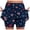 Dark Blue-01, variant on Womens Dress Summer Patriotic Printed Mini Skirt Versatile Workout Slim Breathable Elastic Pocket Sports Daily Bottom