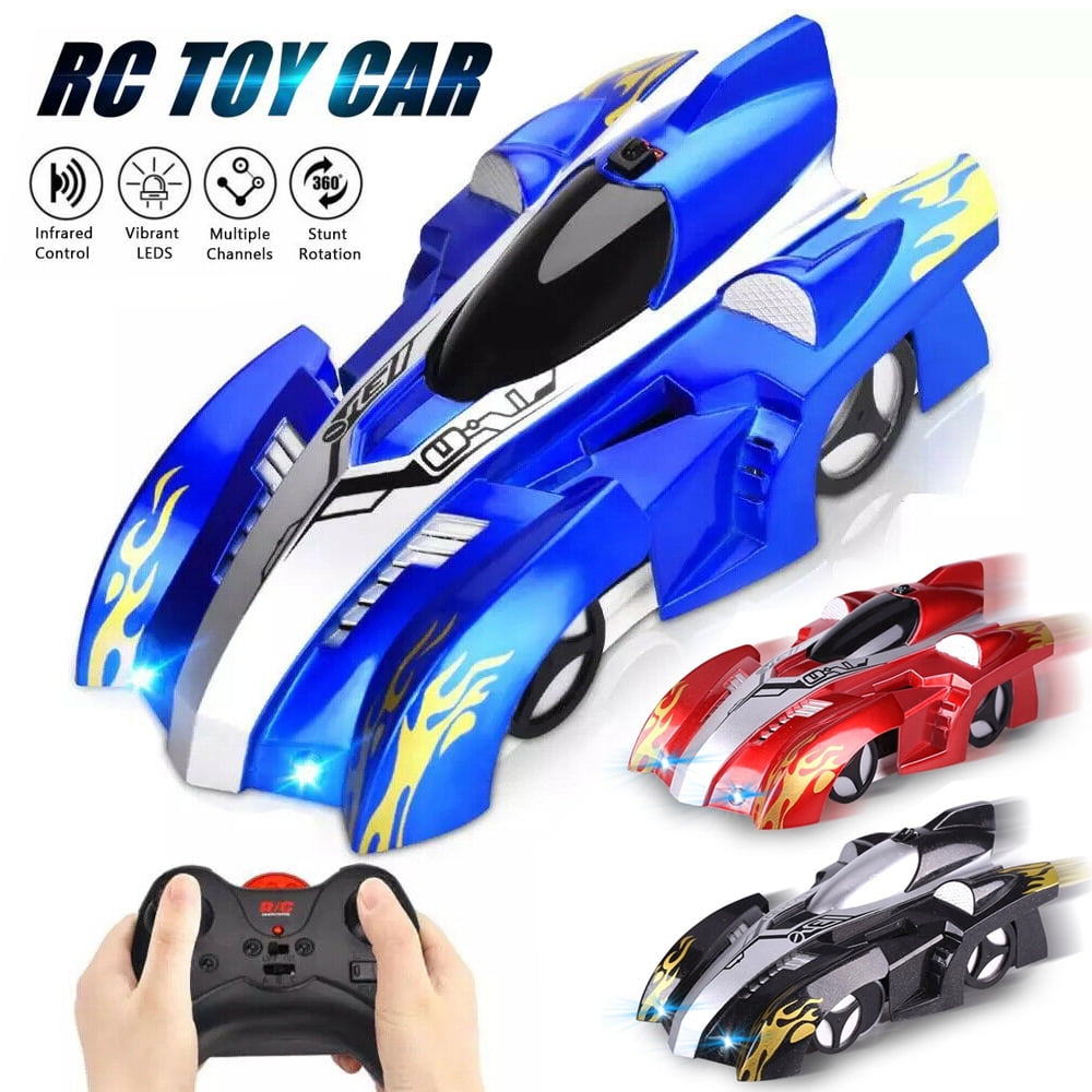 Remote Control Wall Climbing Car Gravity Defying  RC Anti Ceiling Racing Toy @