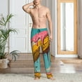 thumbnail image 6 of Lsque Melting Banana Fantasy Print Men's Pajama Pants, Lounge Pant - Comfortable Home Wear,Elastic Waistband, Stylish Design-X-Large, 6 of 9