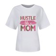 thumbnail image 4 of Nrmvnmi Mothers Baseball Tee Shirt for Women Short Sleeve Letter Printed Graphic Mom Gifts Tee Shirts Mothers Day Gifts, 4 of 4