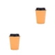 thumbnail image 1 of Wosthever Botella de bebida Taza de agua Taza térmica Regalo dulce de larga duración Vasos multiusos Café Leche Suministros para el hogar Amarillo 350ml 2piezas, 1 of 6