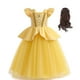thumbnail image 1 of Disney-vestido de princesa bella para niñas, disfraz de La Bella y La Bestia, para fiesta de cumpleaños y Halloween Fivean unisex, 1 of 2
