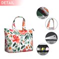 thumbnail image 2 of Pioneer Flower Floral Print Pattern Travel Tote Bags for Women Carry On,Large Weekender Bags for Women Travel,Multi Functional Duffle Bag for Work,Shopping,Sports, 2 of 5