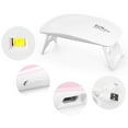 thumbnail image 5 of Teissuly USB Phototherapy Dryer Led Portable Nail Phototherapy Lamp, 5 of 8
