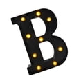 thumbnail image 1 of Lámpara de letras de marquesina con letrero del alfabeto iluminado de 8,58 pulgadas, luz de letras de marquesina LED para decoración de dormitorio, B 626x858x157 pulgadas, 1 of 8