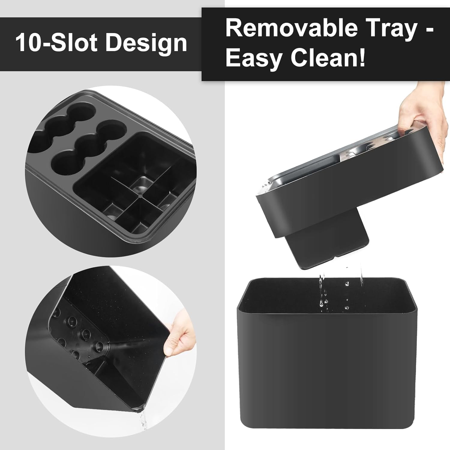 Umbrella Stand Rack Holder with Drip Tray for Entryway Corner Home Office Decor Space Saving Organizer Stored 10 Umbrellas