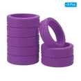 thumbnail image 3 of Uxcell Luggage Wheels Covers, Luggage Wheel Protector Covers Silicone Suitcase Wheel Covers for Suitcase, Purple 8Pcs, 3 of 7