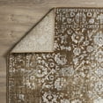 thumbnail image 4 of Loomaknoti Aysal Alazah 8' x 10' Brown Floral Indoor Area Rug, 4 of 9