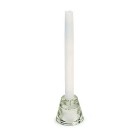 6 White Flameless Wax LED Battery Operated Christmas Taper Candles 9 ...