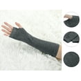 thumbnail image 2 of Unique Bargains Adult Elastic Fingerless Elbow Length Hand Warmer Gloves, 2 of 6