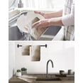 thumbnail image 5 of Brown Coastal Beach Kitchen Dish Towels for Drying Dishes Set of 4, Retro Farmhouse Ocean Waves Striped Waffle Weave Microfiber Hand Tea Bathroom Towels Quick Dry & Absorbent Towel 12x12, 5 of 7