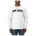 thumbnail image 2 of Wild Bobby State of New Jersey College Style Men Long Sleeve Shirt, 2 of 6