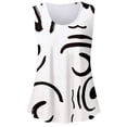 thumbnail image 4 of Womens Tank Tops Plus Size Dot Detail Baggy Strappy V Neck Sleeveless Office Workout Relaxed Summer Blouse Womens Tops, 4 of 4