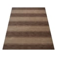 thumbnail image 3 of Rugsotic Carpets Hand Knotted Wool Area Rug 5'x8' Brown Beige Contemporary Rectangle Indoor Rug for Living Room, Bedroom Antimicrobial L00205, 3 of 5