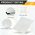 thumbnail image 3 of 2 Pcs 1/64" Hot Rolled Steel Sheets, 8" x 4" Steel Plate Base Metal Sheet for Structural Support Construction Boards Industrial Use Machinery Manufacturing, Silver, 3 of 6