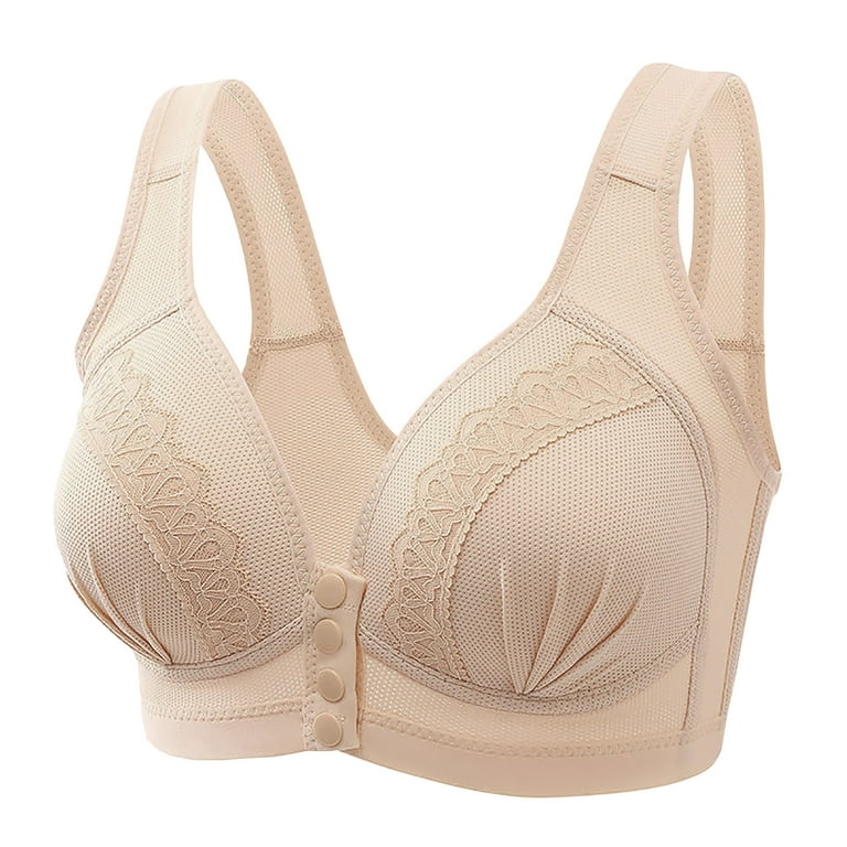 AIEOTT Wirefree Bras for Women, Plus Size Lace Bra Wirefreee Extra