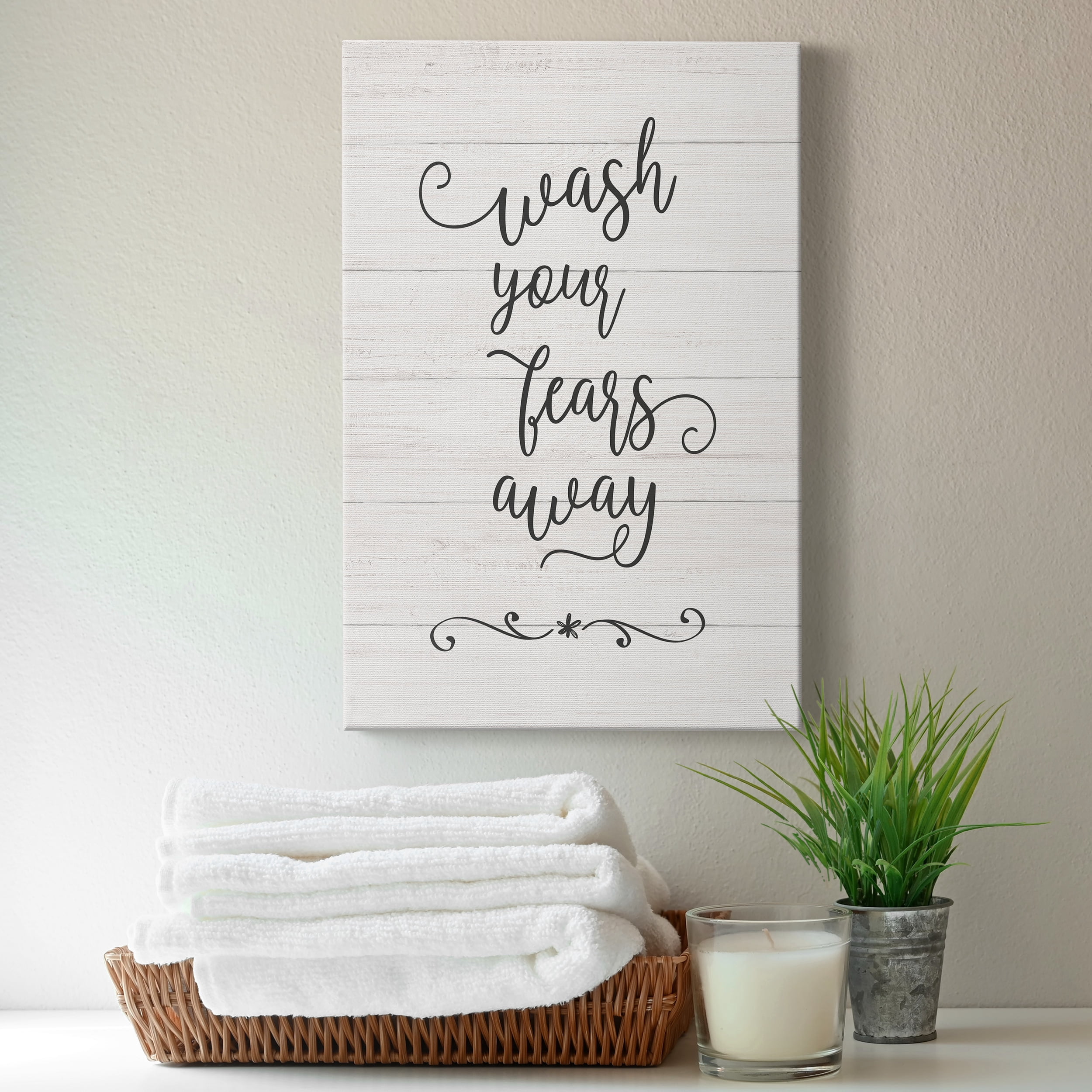 Wash Fears Premium Gallery Wrapped Canvas - Ready to Hang - 24 x 36