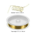 thumbnail image 2 of SHISUYAN 3 Rolls Wire For Jewelry Making, 22 Gauge Bendable Copper Wire Craft Metal Wire Beading Wrapping Wire For Diy Jewelry Making Golden Sliver Copper Color, 2 of 9