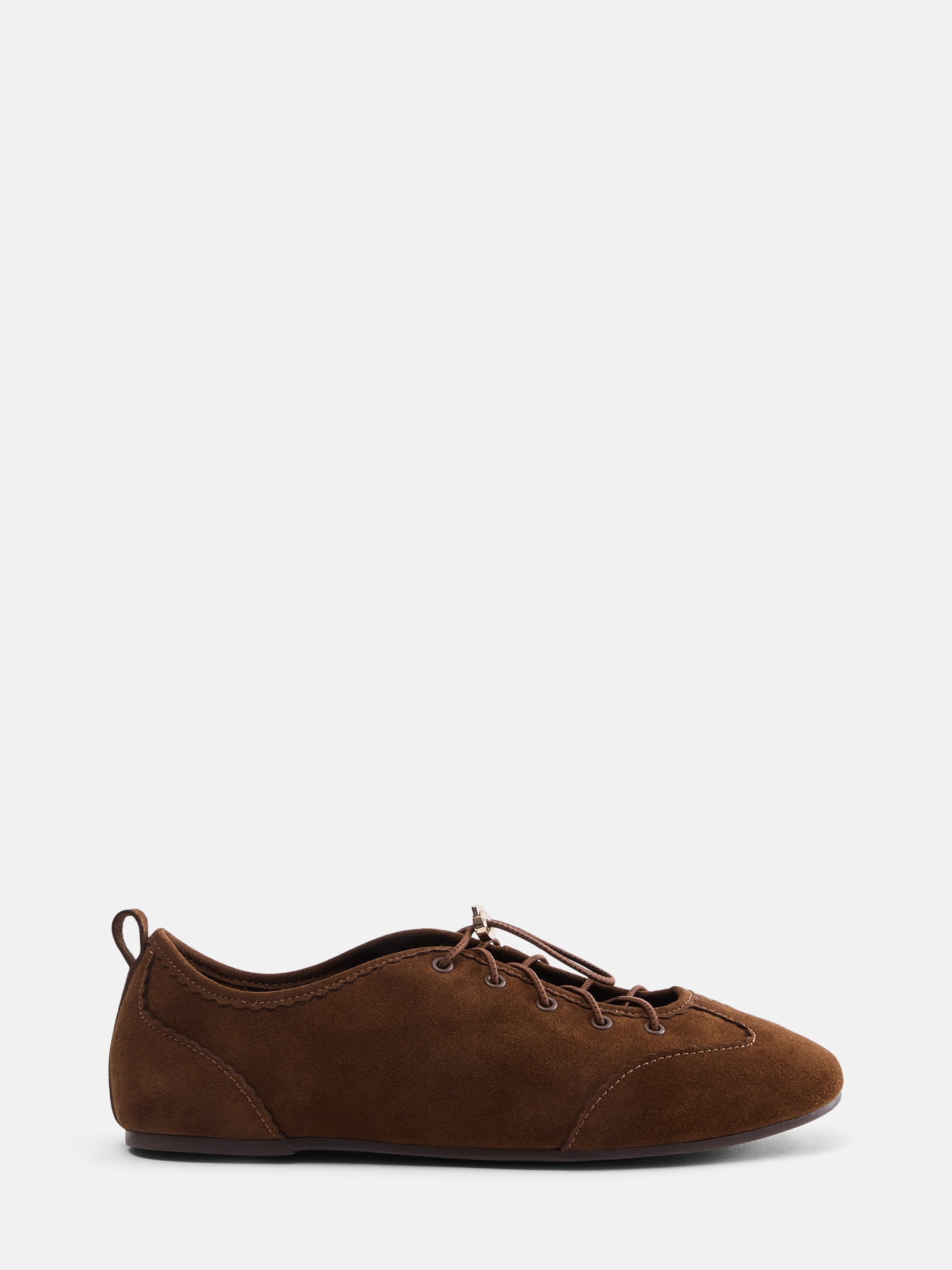Scenario Women's Bungee Lace Faux Suede Sneakers