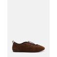 thumbnail image 2 of Scenario Women's Bungee Lace Faux Suede Sneakers, 2 of 7