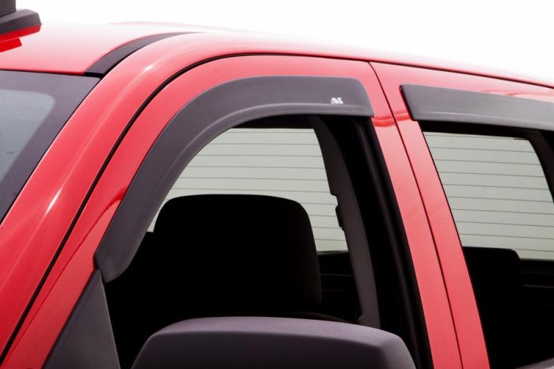 Auto Ventshade 682301 Chrome Ventvisor Side Window Deflector 2-Piece Set for 2014-2018 Silverado & Sierra 1500 AVS 2015-2018 Silverado & Sierra 2500HD-3500HD with Standard Cab Auto Ventshade 