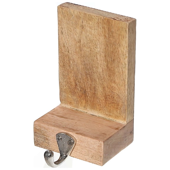 Maison Concepts Christmas Natural Wood Stocking Holder (4.5L X 3.75W X 7.25H)