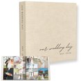 thumbnail image 1 of Álbum de fotos de boda Paige McRae, 13 x 12 cm, 400 fotos, lino, 1 of 9