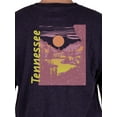 thumbnail image 3 of Unisex Tennessee State Graphic Tee, Triblend T-Shirt from Home Free, Sizes S-2XL, 3 of 5
