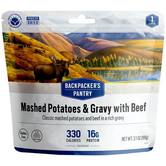 Backpacker's Pantry Mashed Potatoes and Gravy with Beef - 2 Servings