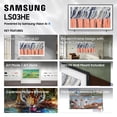 thumbnail image 3 of Samsung 85” Class The Frame Series LS03HE QLED 4K Samsung Vision AI Smart TV Smart Tizen TV 2026-QN85LS03HEFXZA, 3 of 17